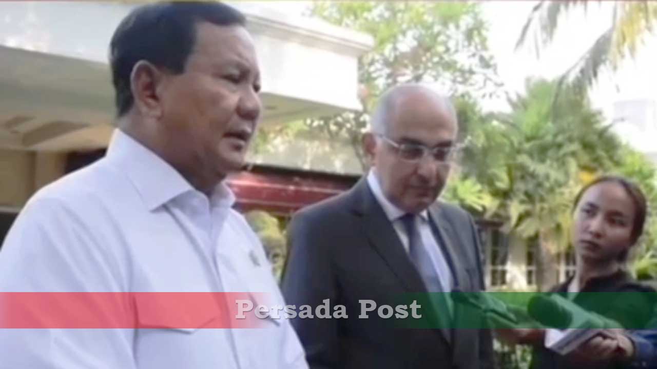 Bertemu Dubes Mesir dan Dubes Palestina, Prabowo Subianto: Semua Rumah Sakit TNI Terbuka untuk Palestina!